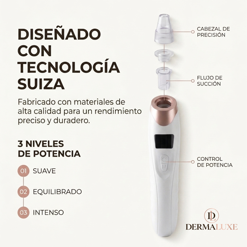 DERMOLUXE® LIMPIADOR FACIAL  LIMPIEZA PROFUNDA DE POROS Y PUNTOS NEGROS.