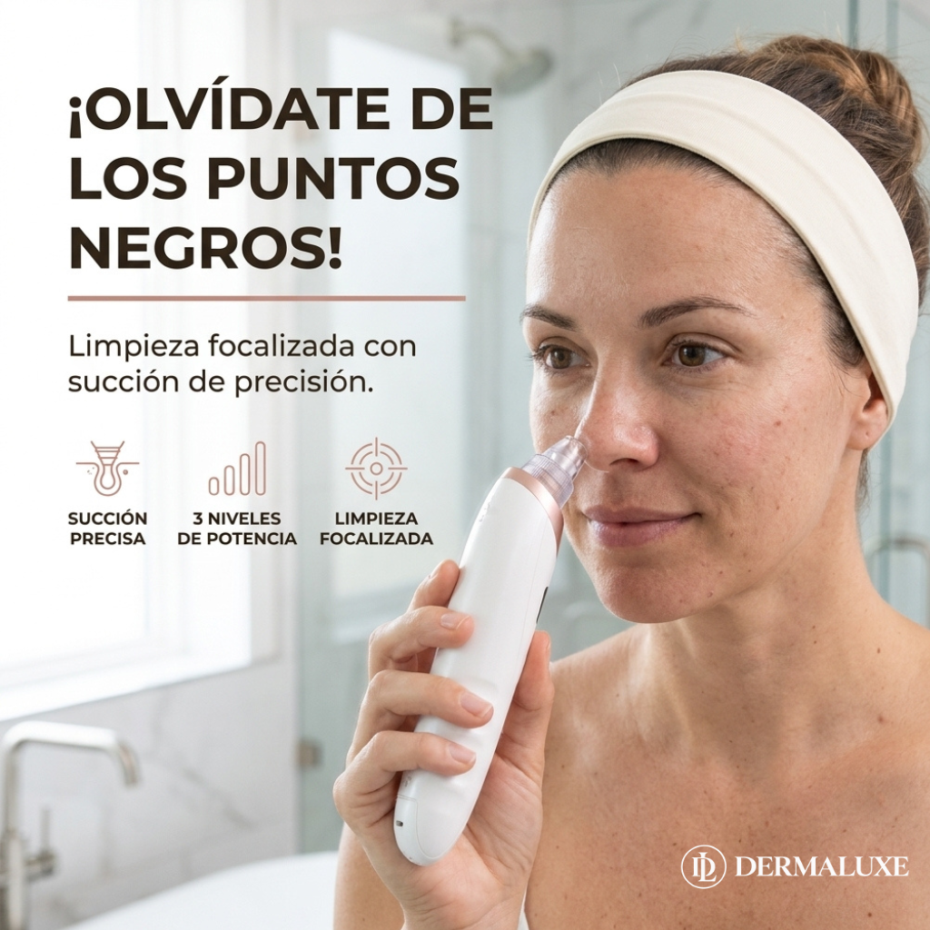 DERMOLUXE® LIMPIADOR FACIAL  LIMPIEZA PROFUNDA DE POROS Y PUNTOS NEGROS.