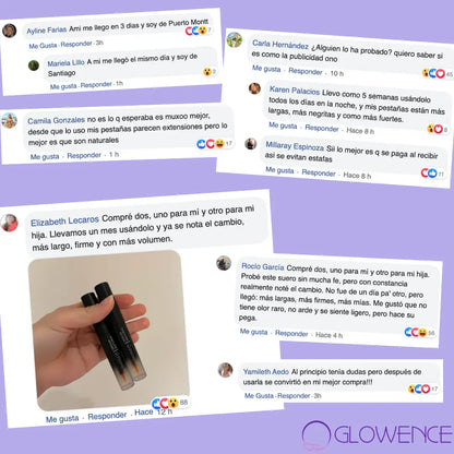 Glowence® Serum de Crecimiento de Pestañas